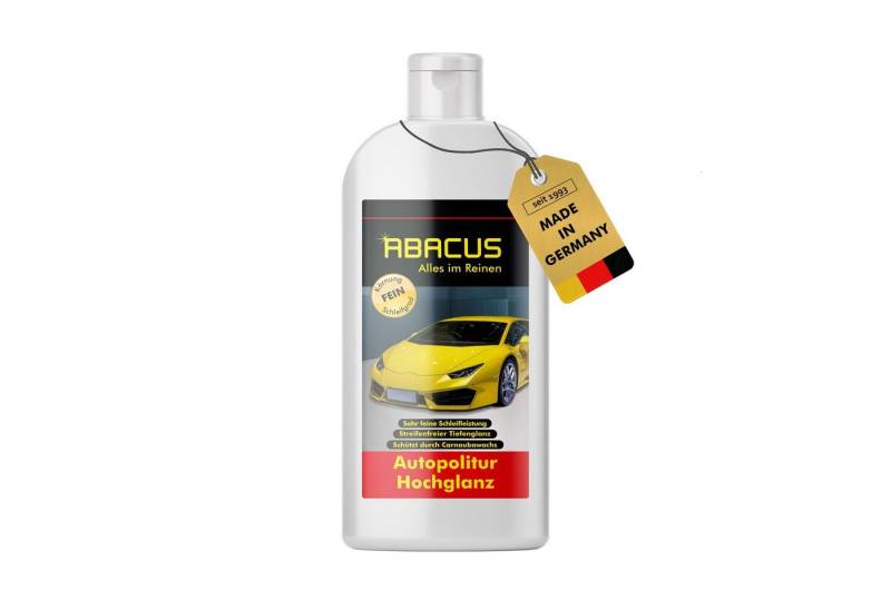 ABACUS Autopolitur Hochglanz Lackpolitur Auto-Politur Poliermittel Autopolitur (Schmutzabweisend, Langzeitschutz), Lotus Effekt von ABACUS