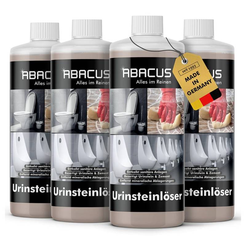 ABACUS Urinsteinlöser WC Spezialreiniger Kalksteinlöser Urinsteinlöser (Beseitigt Urinstein, Kalk und Rost, [- Hochwirksam Kein schrubben) von ABACUS