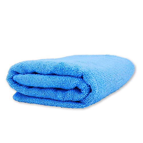 ABACUS® Mikrofasertuch High Performance XL blau - Mikrofaser Reinigungstuch 50 x 70 cm Microfaser Tuch Universaltuch fusselfrei Tuch Staubtuch 300 g/m² (6230) von ABACUS