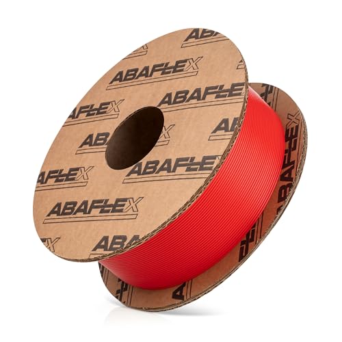 ABAFLEX PLA Filament 1.75 mm, 1000g, EKO Spule 84mm, Rot, Toleranz ±0.019mm, Perfekte Präzision, HIGH-TECH EU Prod., 3D-Druckmaterialien von ABAFLEX