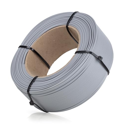 ABAFLEX PLA Filament 1.75 mm, 750g, REFILL 60mm, Grau, Toleranz ±0.019mm, Perfekte Präzision, HIGH-TECH EU Prod., 3D-Druckmaterialien von ABAFLEX