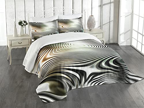 ABAKUHAUS Abstrakt Tagesdecke Set, Kreis Zebra-Streifen, Set mit Kissenbezug farbfester Digitaldruck, für Einzelbetten 170 x 220 cm, Weiß Schwarz ABAKUHAUS Abstrakt Tagesdecke Set, Kreis Zebra-Streifen, Set mit Kissenbezug farbfester Digitaldruck, für Einzelbetten 170 x 220 cm, Weiß Schwarz von ABAKUHAUS
