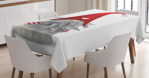 ABAKUHAUS Gnom Tischdecke, Finnische Creature Folklore, Pflegeleicht Waschbar Schmutzabweisend und mit Klaren Farben Hochwertiger Druck, 140 x 240 cm, Rubin Pale Grau ABAKUHAUS Gnom Tischdecke, Finnische Creature Folklore, Pflegeleicht Waschbar Schmutzabweisend und mit Klaren Farben Hochwertiger Druck, 140 x 240 cm, Rubin Pale Grau von ABAKUHAUS