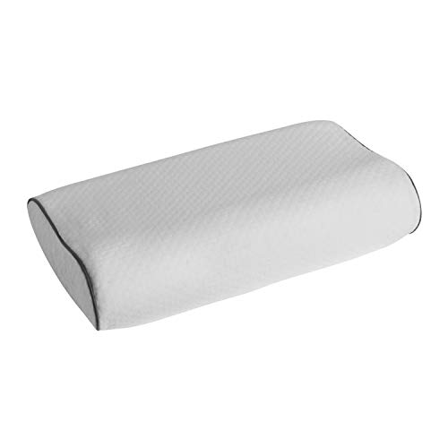 ABAKUHAUS HWS Nackenstützkissen, Visko Schaum Contour Kissen Optimale Kopfunterstützung Geeignet für Reisen mit Waschbaren Bezug Ideal für Allergiker und Kinder 37 cm X 58 cm X 14 cm, White ABAKUHAUS HWS Nackenstützkissen, Visko Schaum Contour Kissen Optimale Kopfunterstützung Geeignet für Reisen mit Waschbaren Bezug Ideal für Allergiker und Kinder 37 cm X 58 cm X 14 cm, White von ABAKUHAUS