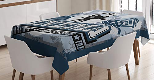 ABAKUHAUS Kino Tischdecke, Vintage Poster, Pflegeleicht mit Modernster Druck Technologie Waschbar und Personalisiert, 140 x 200 cm, Schwarz Blau ABAKUHAUS Kino Tischdecke, Vintage Poster, Pflegeleicht mit Modernster Druck Technologie Waschbar und Personalisiert, 140 x 200 cm, Schwarz Blau von ABAKUHAUS