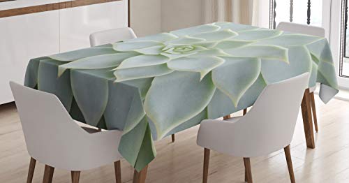 ABAKUHAUS Wüste Tischdecke, Kaktus-Blumen-Foto, Für den Inn und Outdoor Bereich geeignet Waschbar Druck Klar Kein Verblassen, 140 x 170 cm, Grün ABAKUHAUS Wüste Tischdecke, Kaktus-Blumen-Foto, Für den Inn und Outdoor Bereich geeignet Waschbar Druck Klar Kein Verblassen, 140 x 170 cm, Grün von ABAKUHAUS