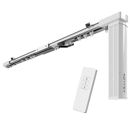 ABALON Motorisierte Vorhangschiene mit Fernbedienung (Not Wifi), 1-3 Meter, Aluminium, elektrische vorhänge, elektrische vorhangschiene. von ABALON