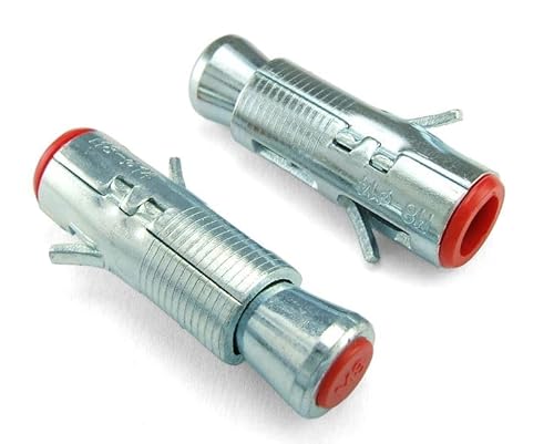 ABAZO Satz Schwerlastanker Schwerlastdübel Keilanker weiß verzinkt Expansionshülse verschiedene Größen (10, M6x45mm) von ABAZO