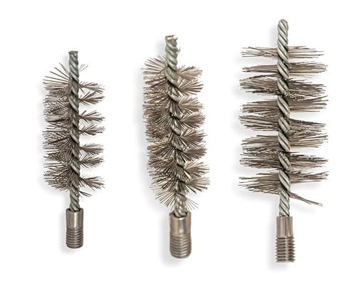 ABAZO Schornsteinbesen Kaminbürste Drahtbürste Kaminofen Kaminrohrbürste zur Reinigung der Ofenrohre Durchmesser Ofenrohrbürste Heizkesselbürste (90mm) von ABAZO