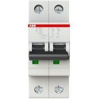 Leitungsschutzschalter S202-C16 2P 16A Kurve c 10kA von ABB