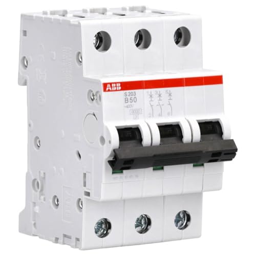 ABB S203-B50 Sicherungsautomat - S200-3P - 50 A - B(AC) 6 kA 2CDS253001R0505 von ABB