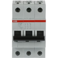 ABB Stotz S&J Sicherungsautomat 10kA 20A C 3p S203M-C20 ABB Stotz S&J Sicherungsautomat 10kA 20A C 3p S203M-C20 von ABB Stotz