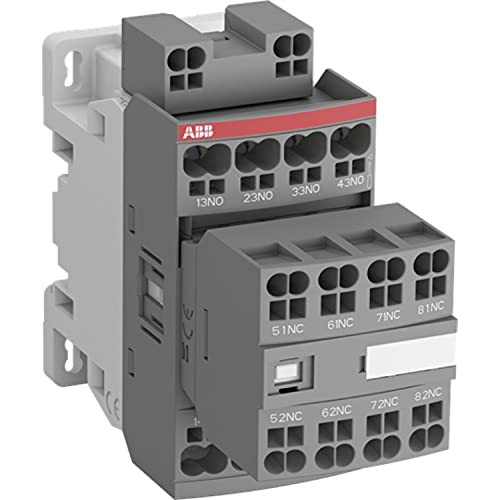 1SBH137005R1344 Kontaktblock NF44EK-13, 4 Hilfskontakte, 100-250 V, 50/60 Hz-DC, Grau, 11,05 x 4,5 x 9,23 cm von ABB