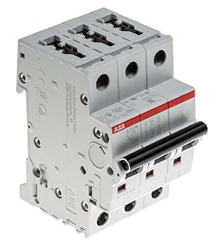 ABB S200M MCB Leitungsschutzschalter Typ C, 3-polig 25A 440V, Abschaltvermögen 10 kA System Pro M Compact ABB S200M MCB Leitungsschutzschalter Typ C, 3-polig 25A 440V, Abschaltvermögen 10 kA System Pro M Compact von ABB