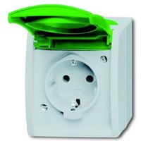 ABB 2CKA002083A0819 Schutzkontakt-Steckdose IP44 Gelbgrün, Grün von ABB