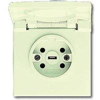 ABB 2CKA002560A0192 Schutzkontakt-Steckdose IP44 Weiß, Perlweiß von ABB