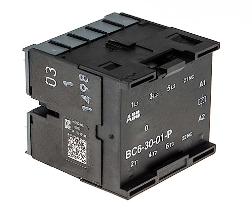 ABB BC6 B Leistungsschütz / 24 VDC Spule, 3 -polig 3 Schließer, 690 VAC / 20 A, Lastverteiler von ABB