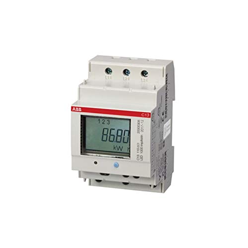 ABB C13 Energiemessgerät LCD, 6-stellig / 3-phasig, Impulsausgang von ABB
