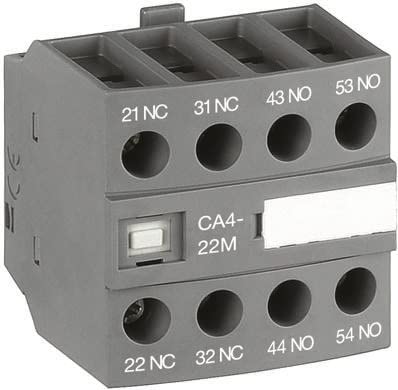 ABB CA4 Hilfskontakt 4-polig, 4 Öffner Frontmontage mit Schraubanschluss Anschluss 6 A, 600 Vdc, 690 Vac ABB CA4 Hilfskontakt 4-polig, 4 Öffner Frontmontage mit Schraubanschluss Anschluss 6 A, 600 Vdc, 690 Vac von ABB