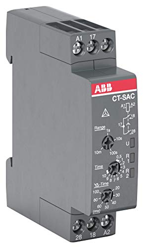 ABB CT-SAC.22 Zeitrelais, Star-Delta 2n/o, 24-48 V DC/24-240 V AC (ABB1SVR508210R0100) von ABB