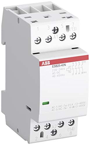 ABB ESB40-30N-07 ESB Leistungsschütz / 400 V ac/dc Spule, 4 -polig 3 Schließer / 40 A, Sicherheit von ABB