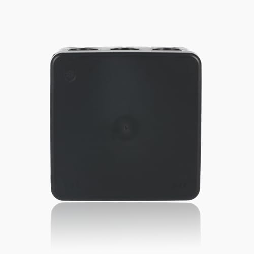 ABB EcoSolutions AP10M • Schwarze Farbe Große Abzweigdose IP65 • 104x104x48 mm • Wasserdichte elektrische Kabelverbindereinheit • Recycelter Kunststoff • Stoßfestes versiegeltes Gehäuse ABB EcoSolutions AP10M • Schwarze Farbe Große Abzweigdose IP65 • 104x104x48 mm • Wasserdichte elektrische Kabelverbindereinheit • Recycelter Kunststoff • Stoßfestes versiegeltes Gehäuse von ABB