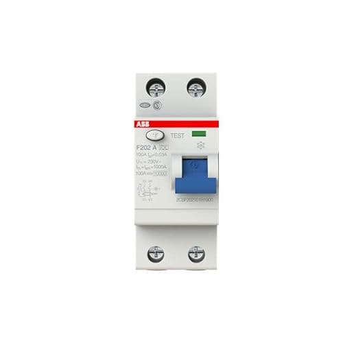 ABB F200 RCCB, 2-polig, 100A, 30mA Typ A 230V ac von ABB