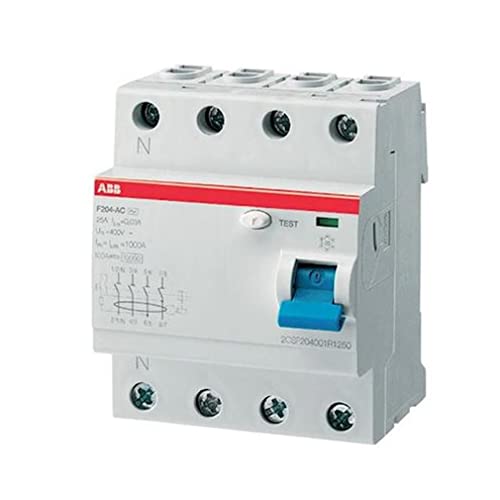 ABB FH200 RCCB, 4-polig, 63A, 30mA Typ AC IEC/EN 61008 von ABB