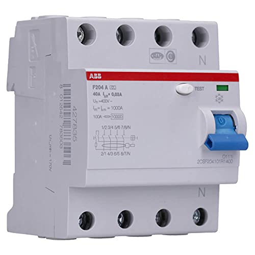 ABB F204 A-40/0.03 Fehlerstrom-Schutzschalter 4P Typ A 30 mA 40 A 2CSF204101R1400 ABB F204 A-40/0.03 Fehlerstrom-Schutzschalter 4P Typ A 30 mA 40 A 2CSF204101R1400 von ABB