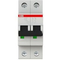 Leitungsschutzschalter S202-C6 2P 6A Kurve c 10kA von ABB