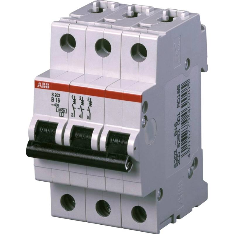 ABB Leitungsschutzschalter B 16 A 3-polig von ABB