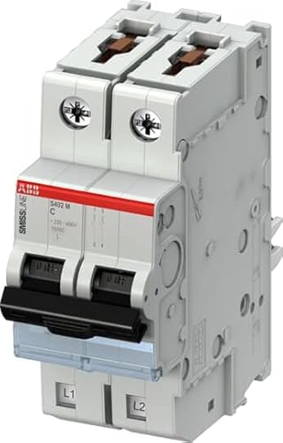 ABB Leitungsschutzschalter Typ C, 2-polig 40A 415V SMISSLINE TP DIN-Schienen-Montage von ABB