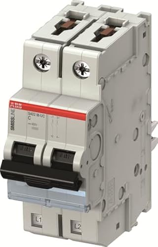 ABB Leitungsschutzschalter Typ C, 2-polig 1A 440V SMISSLINE TP DIN-Schienen-Montage von ABB