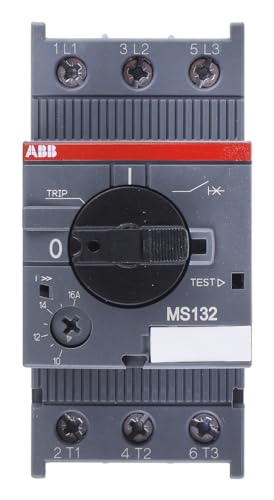 ABB MS132 Motorschutzschalter, 10 → 16 A 97.8mm x 45mm von ABB