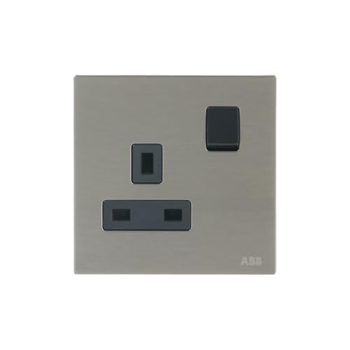 ABB Steckdose Einbaumontage Silber, 2-polig / 13A von ABB