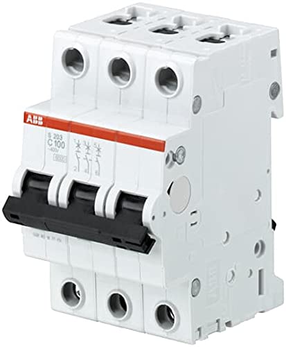 ABB S200 Leitungsschutzschalter Typ B, 3-polig 80A System Pro M Compact DIN-Schienen-Montage von ABB