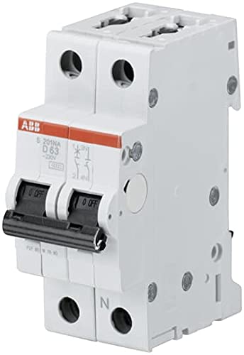 ABB S200 Leitungsschutzschalter Typ D, Pol 1P+N 4A System Pro M Compact DIN-Schienen-Montage von ABB