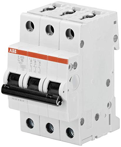 ABB S200 MCB Leitungsschutzschalter Typ C, 3-polig 3A 400V, Abschaltvermögen 6 kA System Pro M Compact ABB S200 MCB Leitungsschutzschalter Typ C, 3-polig 3A 400V, Abschaltvermögen 6 kA System Pro M Compact von ABB