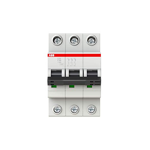 ABB S200 MCB Leitungsschutzschalter Typ C, 3-polig 80A 440V, Abschaltvermögen 6 kA System Pro M Compact ABB S200 MCB Leitungsschutzschalter Typ C, 3-polig 80A 440V, Abschaltvermögen 6 kA System Pro M Compact von ABB