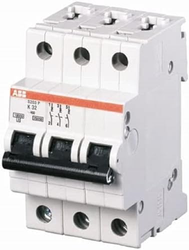 ABB S200 MCB Leitungsschutzschalter Typ K, 3-polig 63A 400V, Abschaltvermögen 6 kA System Pro M Compact ABB S200 MCB Leitungsschutzschalter Typ K, 3-polig 63A 400V, Abschaltvermögen 6 kA System Pro M Compact von ABB