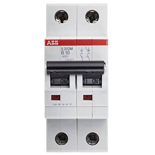 ABB S200M MCB Leitungsschutzschalter Typ B, 2-polig 10A 440V, Abschaltvermögen 10 kA System Pro M Compact von ABB