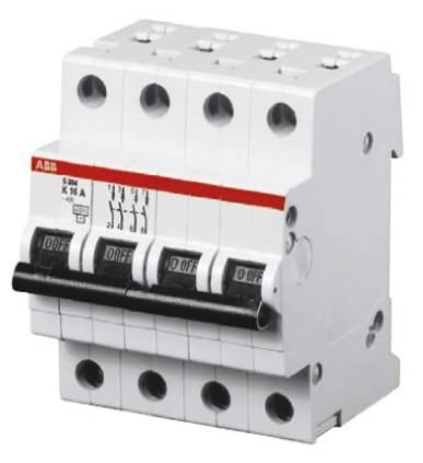 ABB S200M MCB Leitungsschutzschalter Typ B, 4-polig 50A 400V, Abschaltvermögen 10 kA System Pro M Compact von ABB