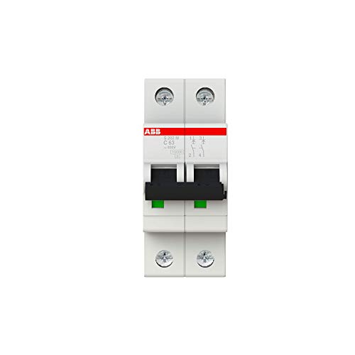 ABB S200M MCB Leitungsschutzschalter Typ C, 2-polig 63A 440V, Abschaltvermögen 10 kA System Pro M Compact ABB S200M MCB Leitungsschutzschalter Typ C, 2-polig 63A 440V, Abschaltvermögen 10 kA System Pro M Compact von ABB