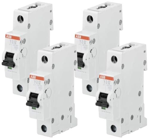 ABB S201-C10 Sicherungsautomat 10A (Packung mit 4) von ABB