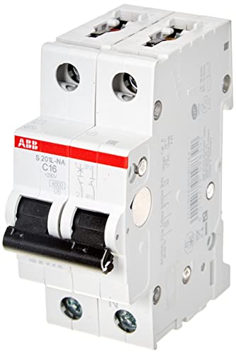 ABB S201L NA C16 Automatischer Schalter 4,5KA 1P+N, Weiß von ABB