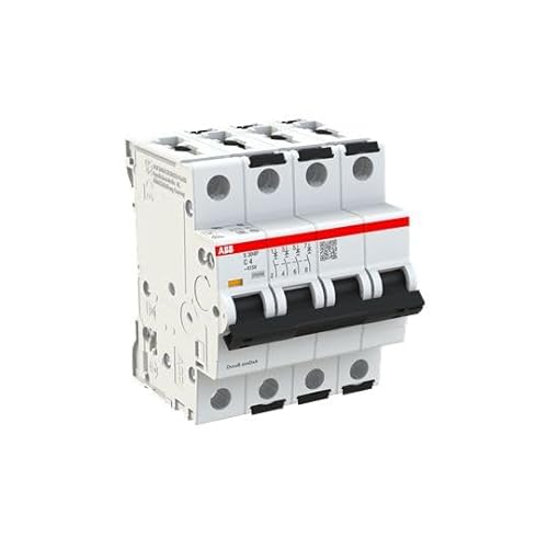 ABB S304 Leitungsschutzschalter Typ C, Pol 4 4A 415V, Abschaltvermögen 100 kA von ABB