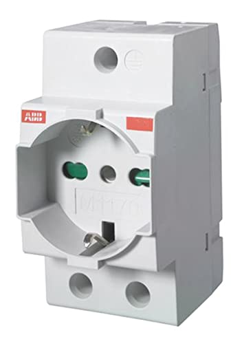 ABB Steckdose Typ L – Italienisch DIN-Schienen-Montage 1-fach Innenbereich Grau / 16A ABB Steckdose Typ L – Italienisch DIN-Schienen-Montage 1-fach Innenbereich Grau / 16A von ABB