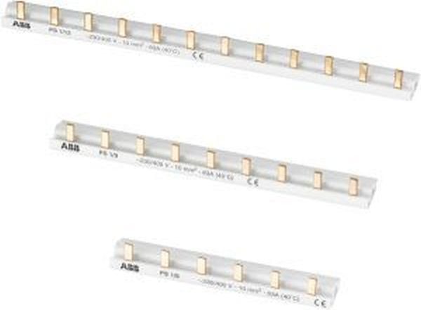 ABB Stiftschiene  1-polig PS1/12  für 12 Teilungseinheiten, nicht kürzbar von ABB