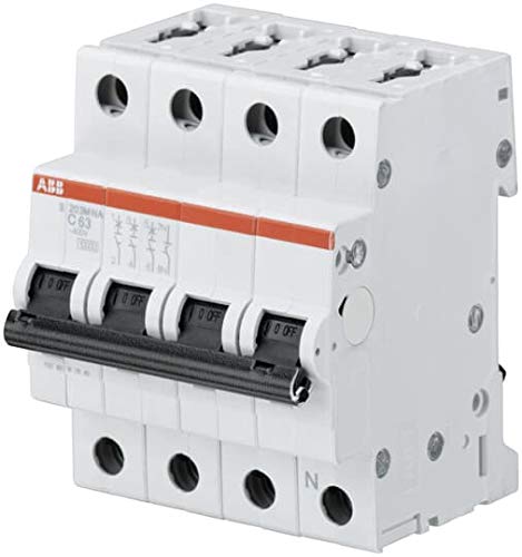 ABB Stotz S&J Sicherungsautomat S203M-C16NA 10kA 16A C 3p+N (4p) System pro M compact Leitungsschutzschalter 4016779550604 von ABB