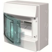 ABB - Schaltschrank wandmontiert grau 8 Module mit Tür IP65 65P08X12 von ABB